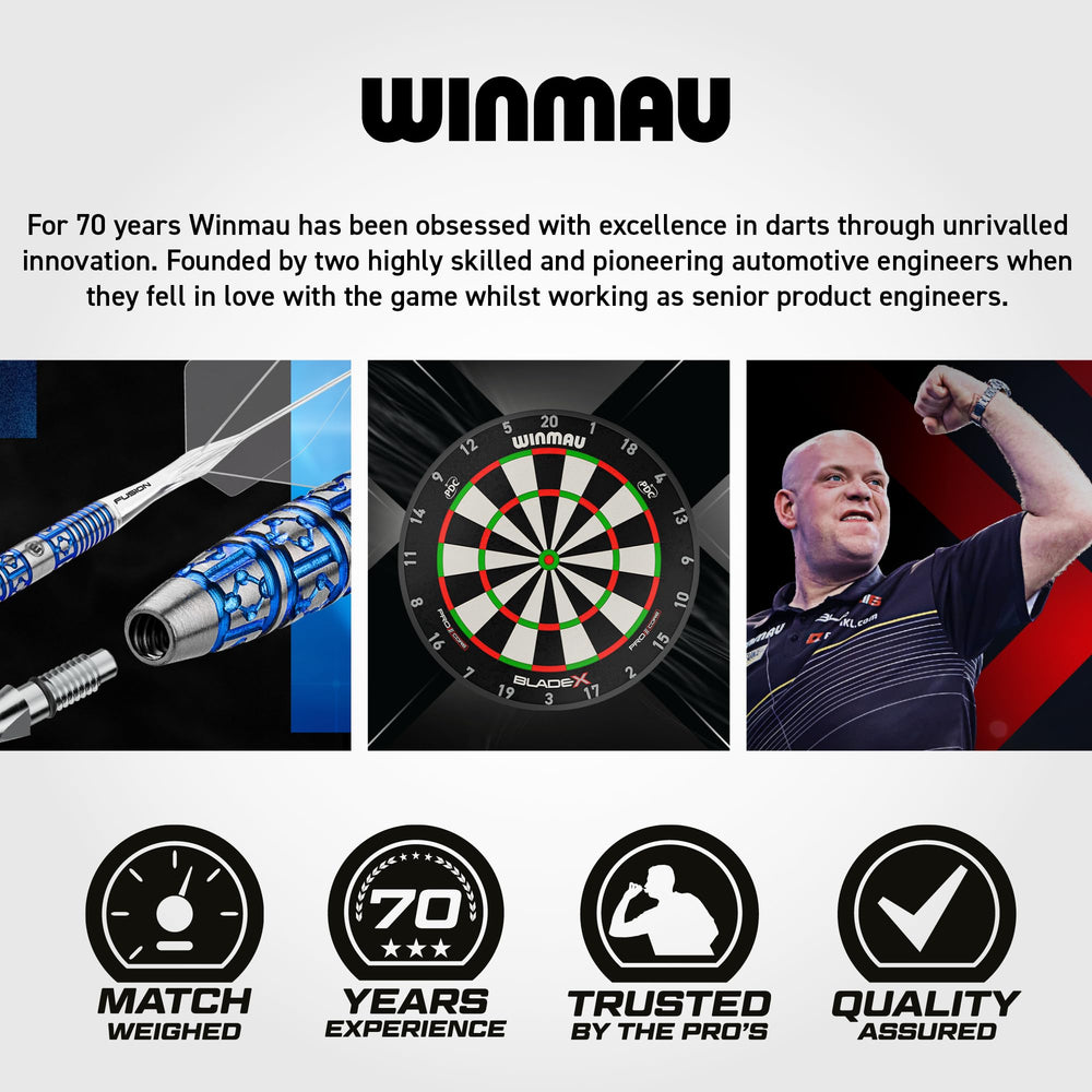 Winmau board displayed in game room illustrating polished installation benefit