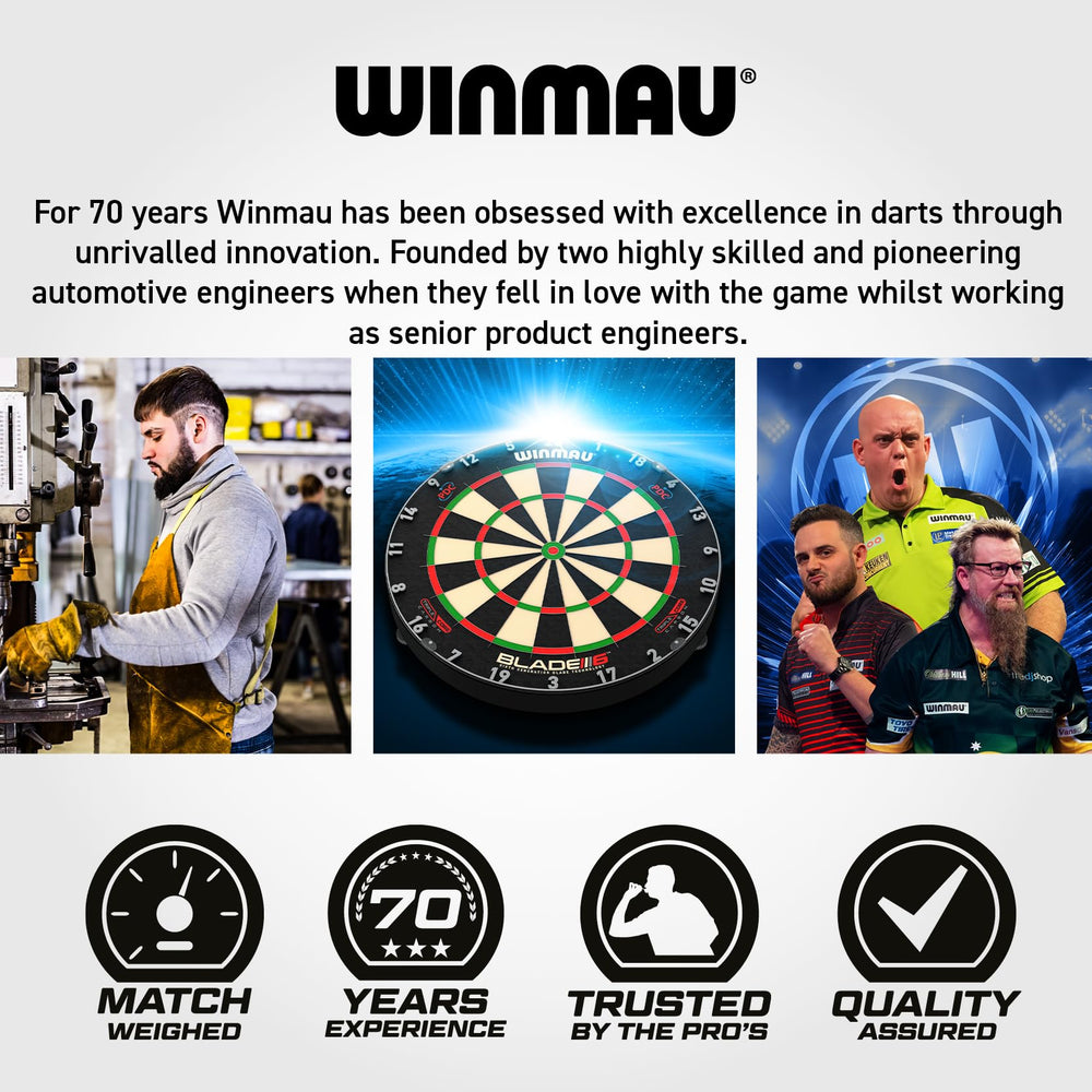 Winmau mat in a game room creating a professional setup and quieter play