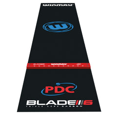 Winmau front view of mat showing oche and stable surface for consistent throws