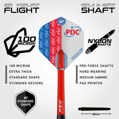Winmau foam surround detail protecting walls and creating clean play area