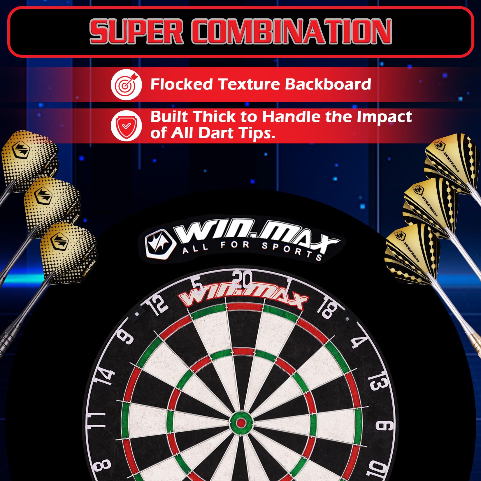 WIN.MAX detachable number ring enhances visibility and target accuracy