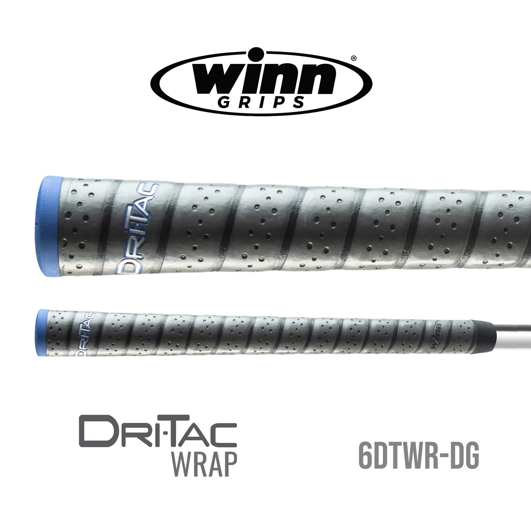 Winn Dri-Tac close-up of wrap texture highlighting cushioned grip