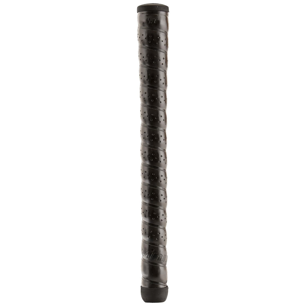 Winn excel wrap oversize black front view showing clean finish and shape for consistent grip