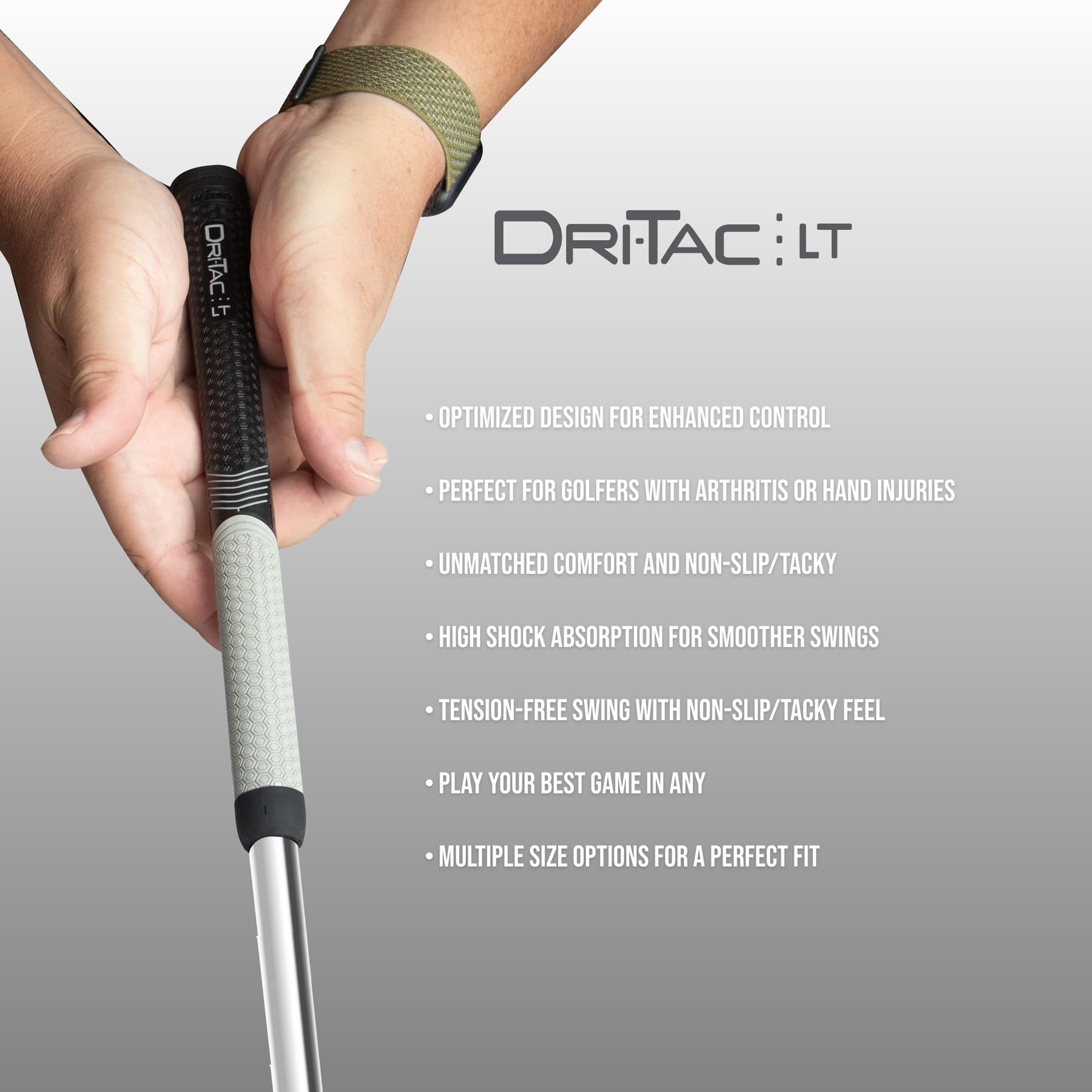 Winn Grips in a golf bag environment illustrating stylish fit and reliable wet-weather grip