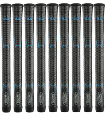 Winn Grips front packaging showing jet black blue nine-pack and clear benefits