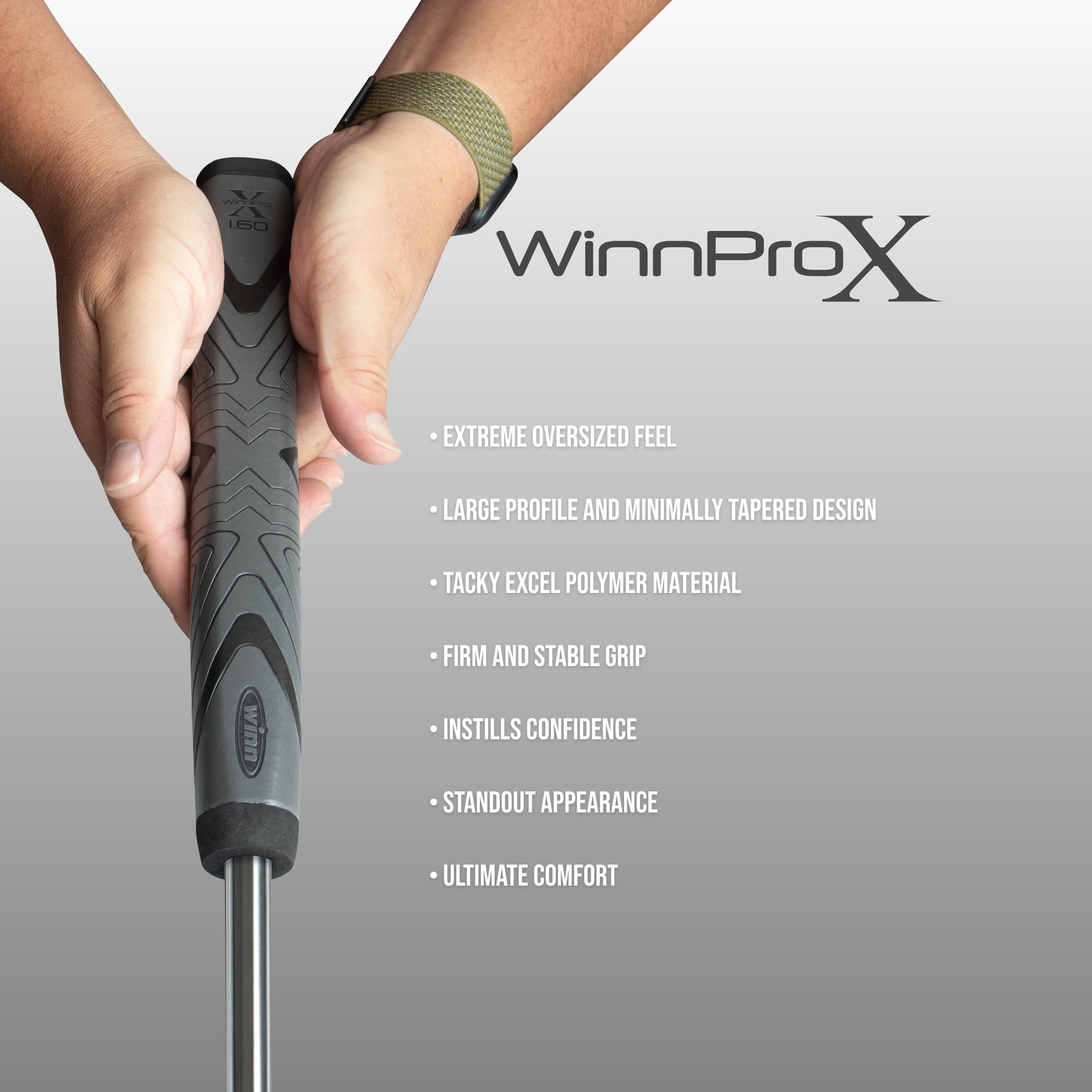 Winn Pro X packaging detail with product information and size indicator
