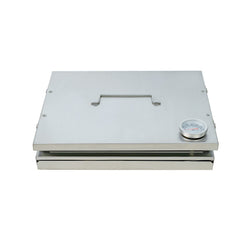 WINNERWELL assembled side profile of oven showing stable stance and cooking clearance benefit