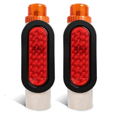 Winsgor front view of guide pole lights showing bright visibility