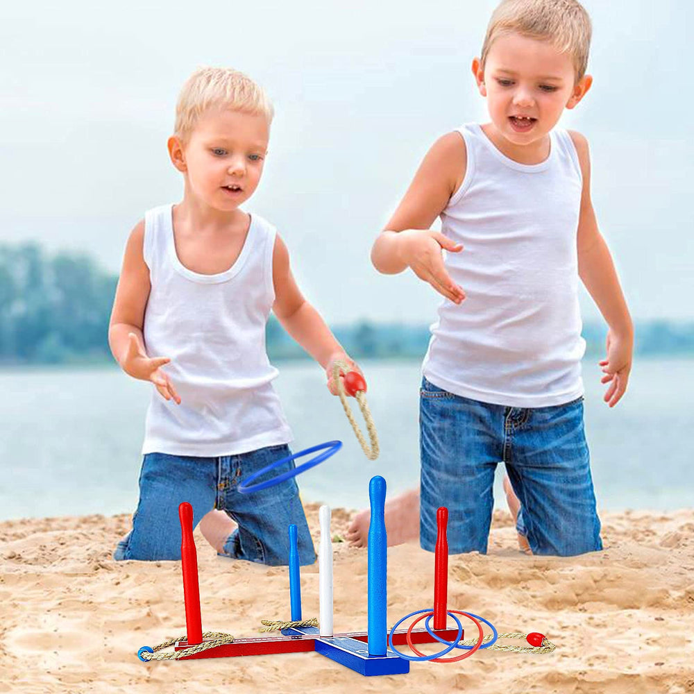 WIn SPORTS rope rings detail showing soft material safe for indoor play