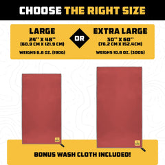 Wise Owl Outfitters towel rolled in mesh pouch for easy transport