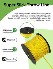 WISEROOT detailed view of ultra-slick rope sheath reducing friction and tangles