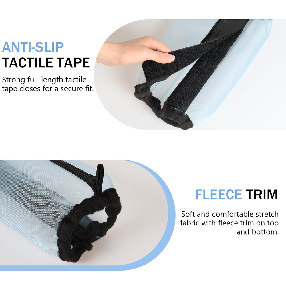 Wizbrio soft fleece trim close-up for gentle skin protection