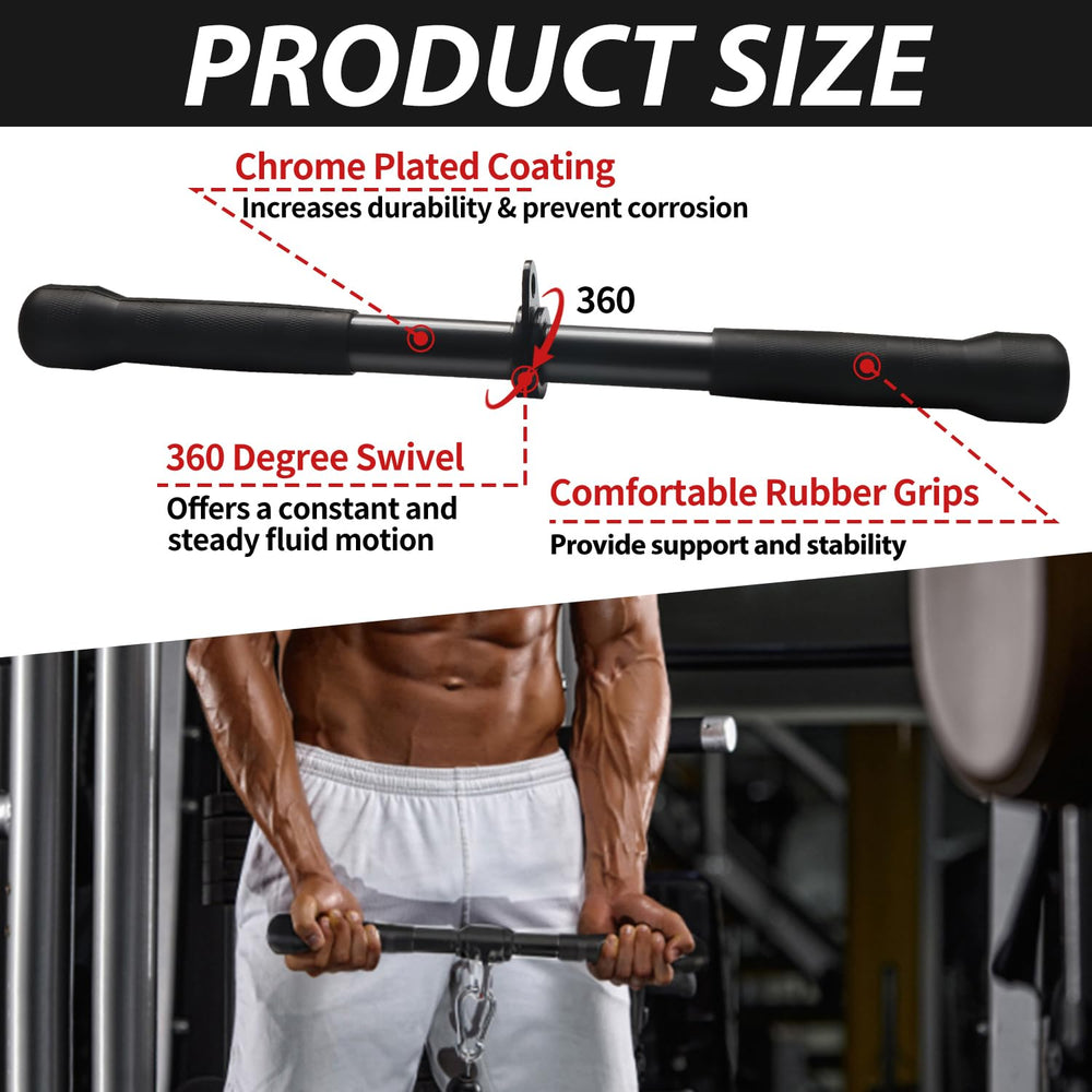 WNOEY cable machine handles close-up showing knurled rubber for better grip