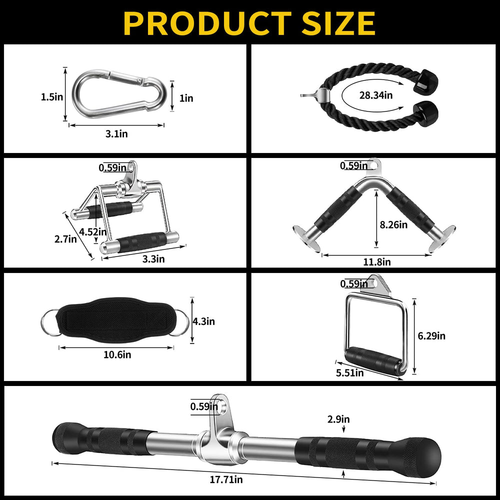 WNOEY double D handle front view offering balanced grip and control