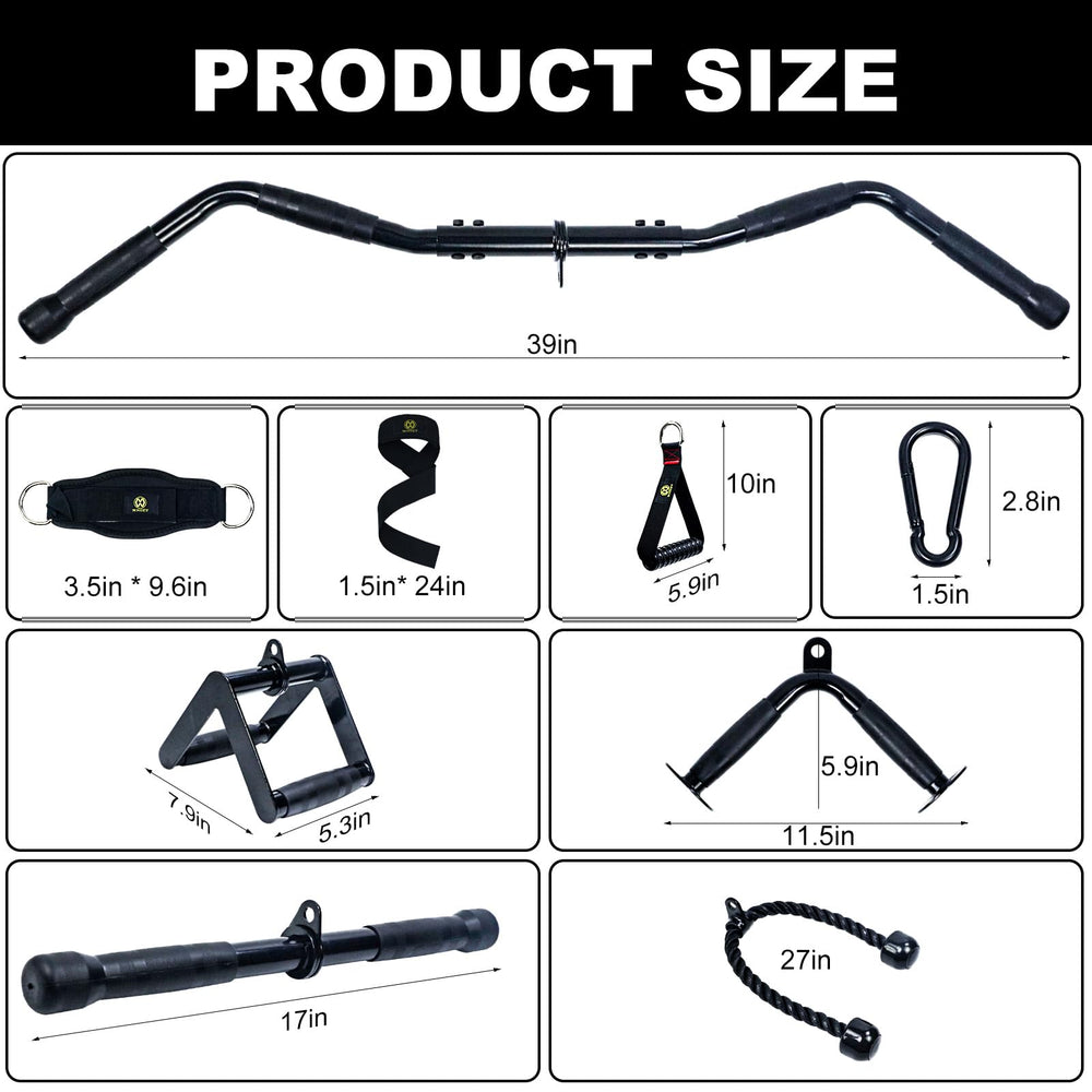 WNOEY heavy-duty rope handle closeup providing durable triceps and face pull control