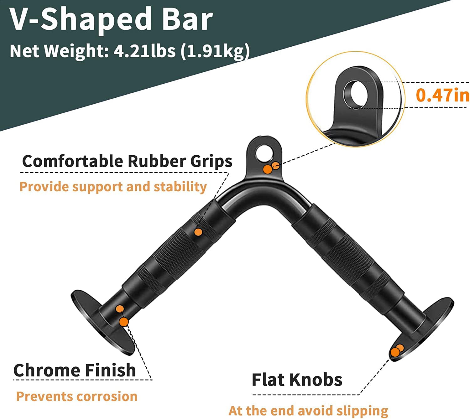 WNOEY single and double D handles pair enabling one-arm isolation for balance