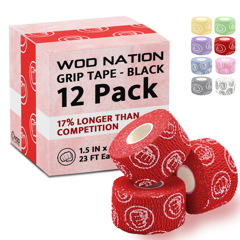 WOD Nation front packaging showing red tape, clear product identity and convenience