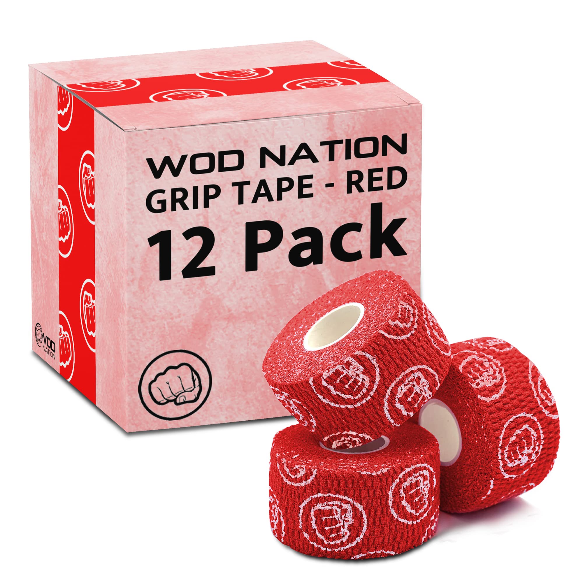 WOD Nation tape on climber’s fingers showing improved hold and skin protection