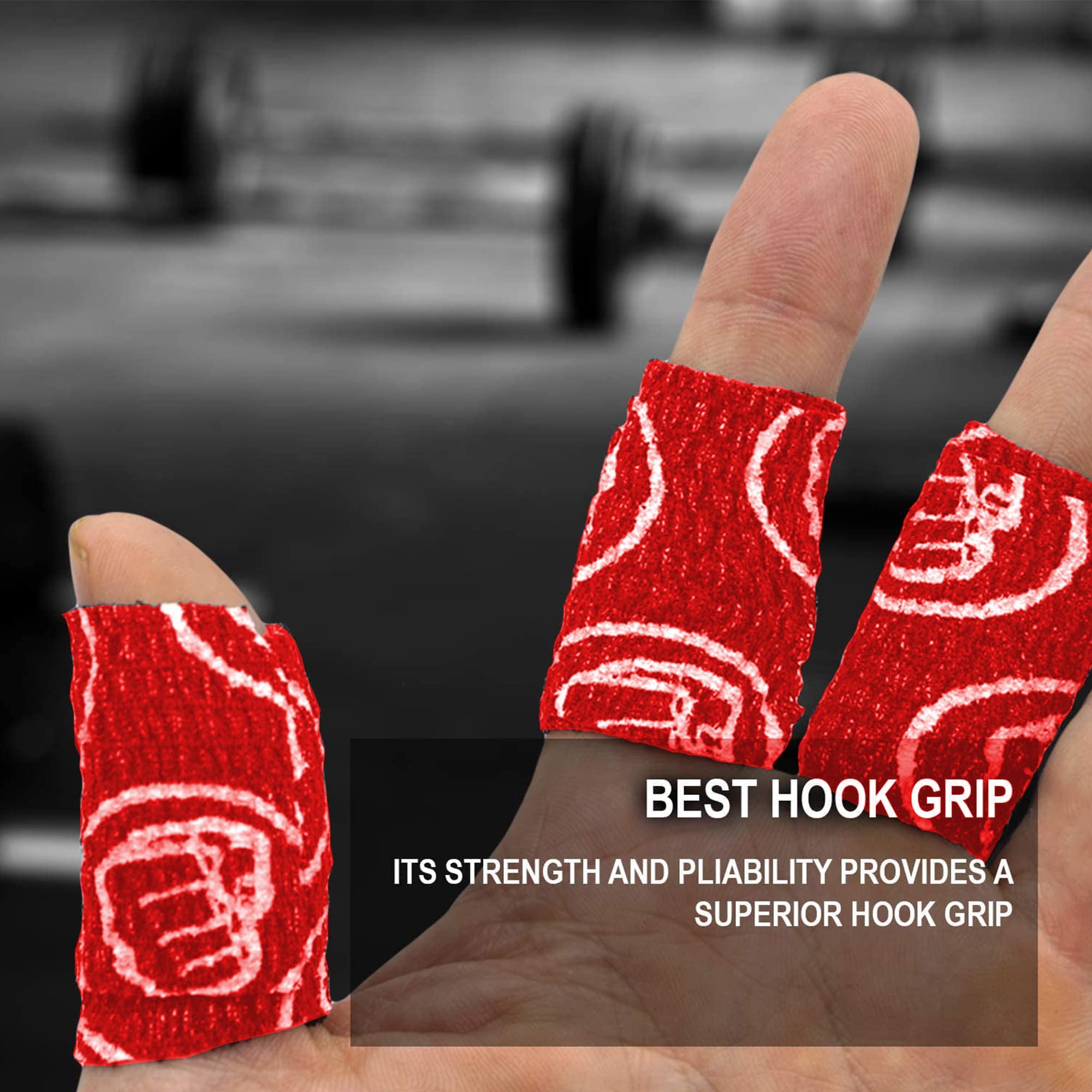 WOD Nation tape used on barbell grip to prevent blisters during lifts