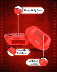 WOD Nation handle close-up highlighting rotating grip and secure hand placement benefit