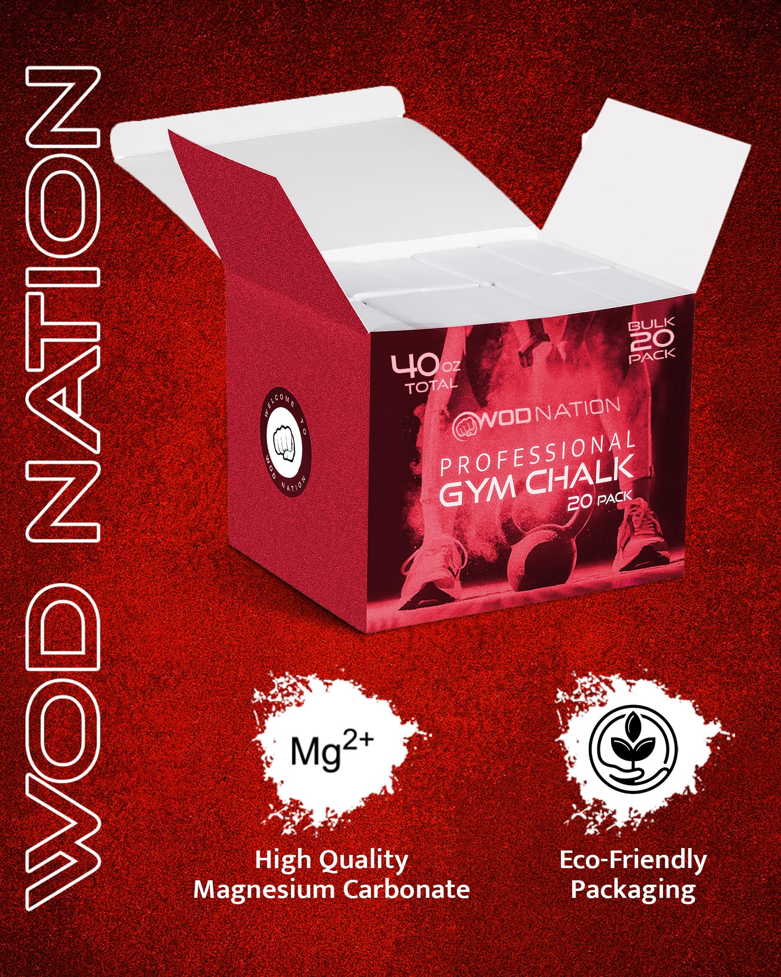 WOD Nation single block close-up highlighting firm compression and clean application
