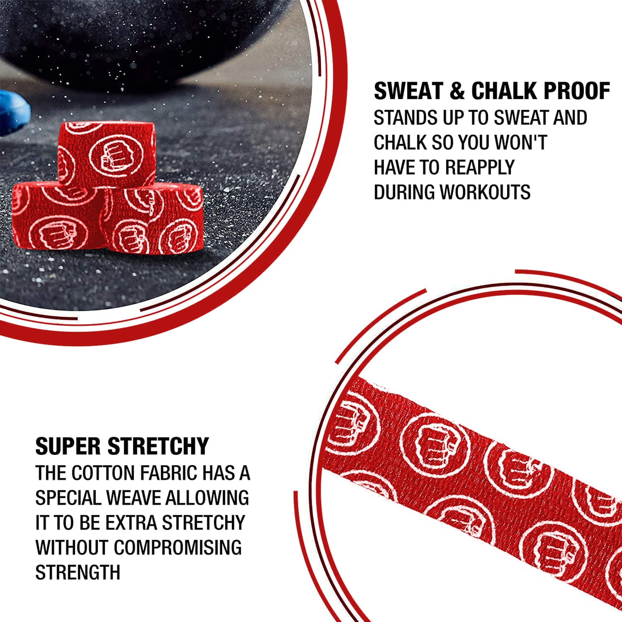 WOD Nation hand tearing tape easily, highlighting quick no-scissors application