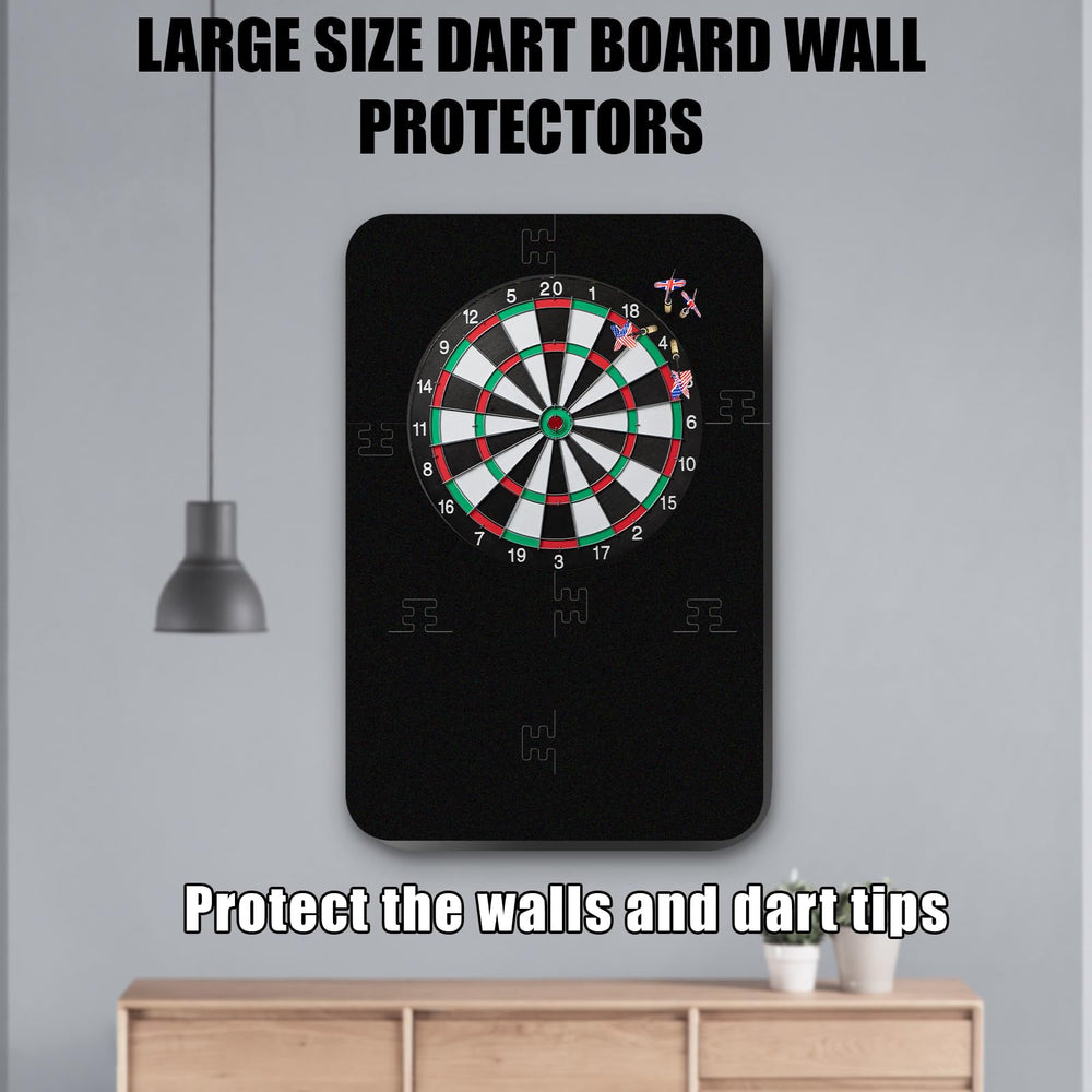WodGod assembled around an 18-inch dartboard for full wall protection
