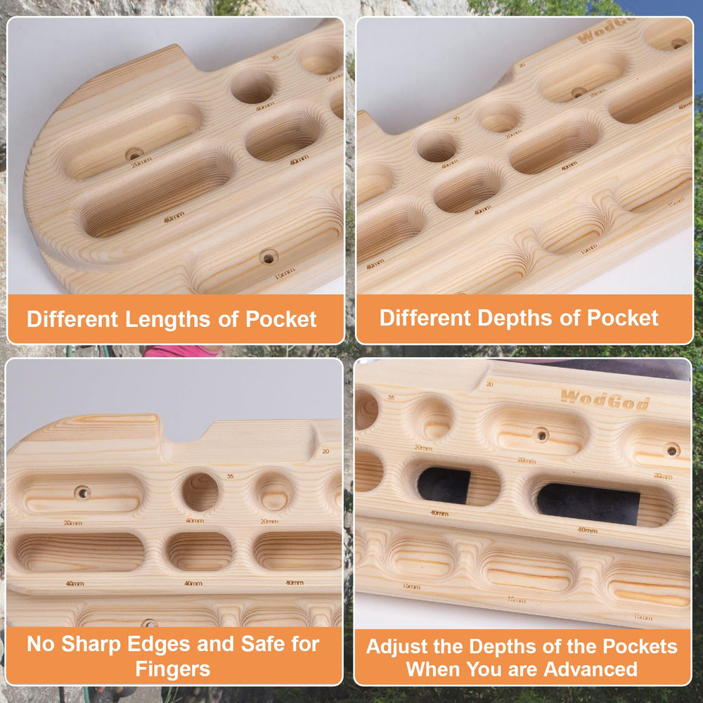 WodGod accessories photo with rubber inserts and finger files to protect fingers