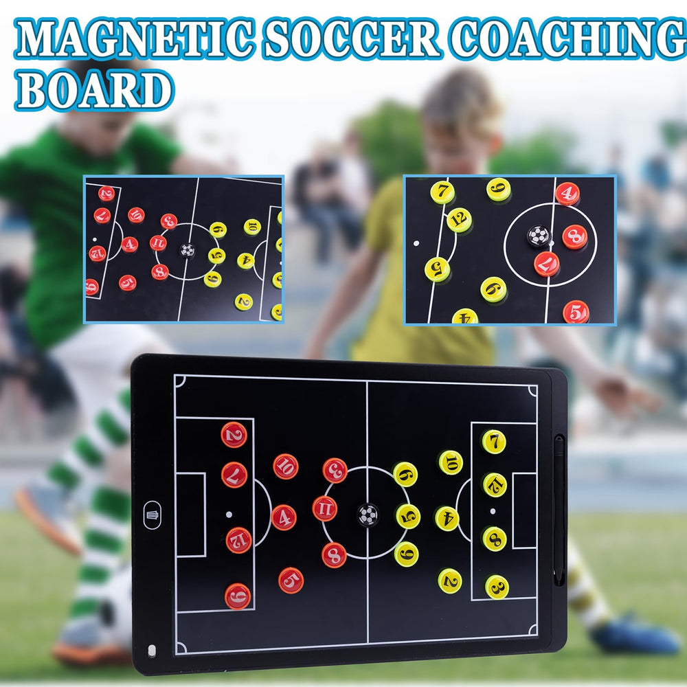 WodGod coach using the board on the sideline for immediate player direction
