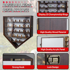 WodGod interior foam ring slots keeping rings organized and scratch-free