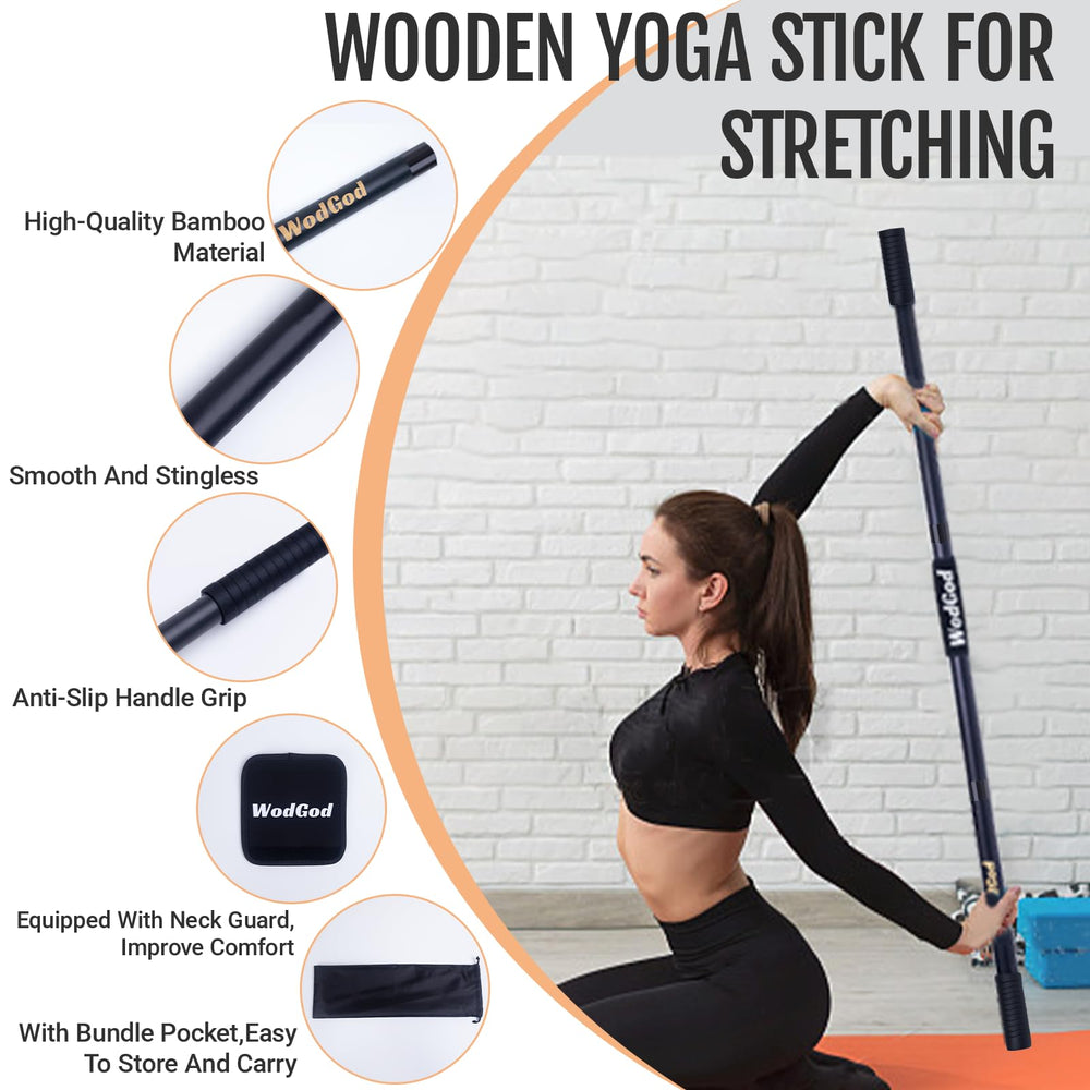 WodGod non-slip rubber end cap and neck rest for secure grip and added comfort
