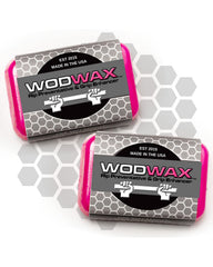 WodWax front packaging showing two 60g bars and brand logo for reliable grip