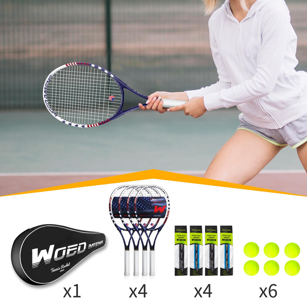 WOED BATENS full kit laid flat with balls and accessories for ready-to-play benefit