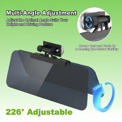 Woho angle adjustment demo showing customized shade benefit