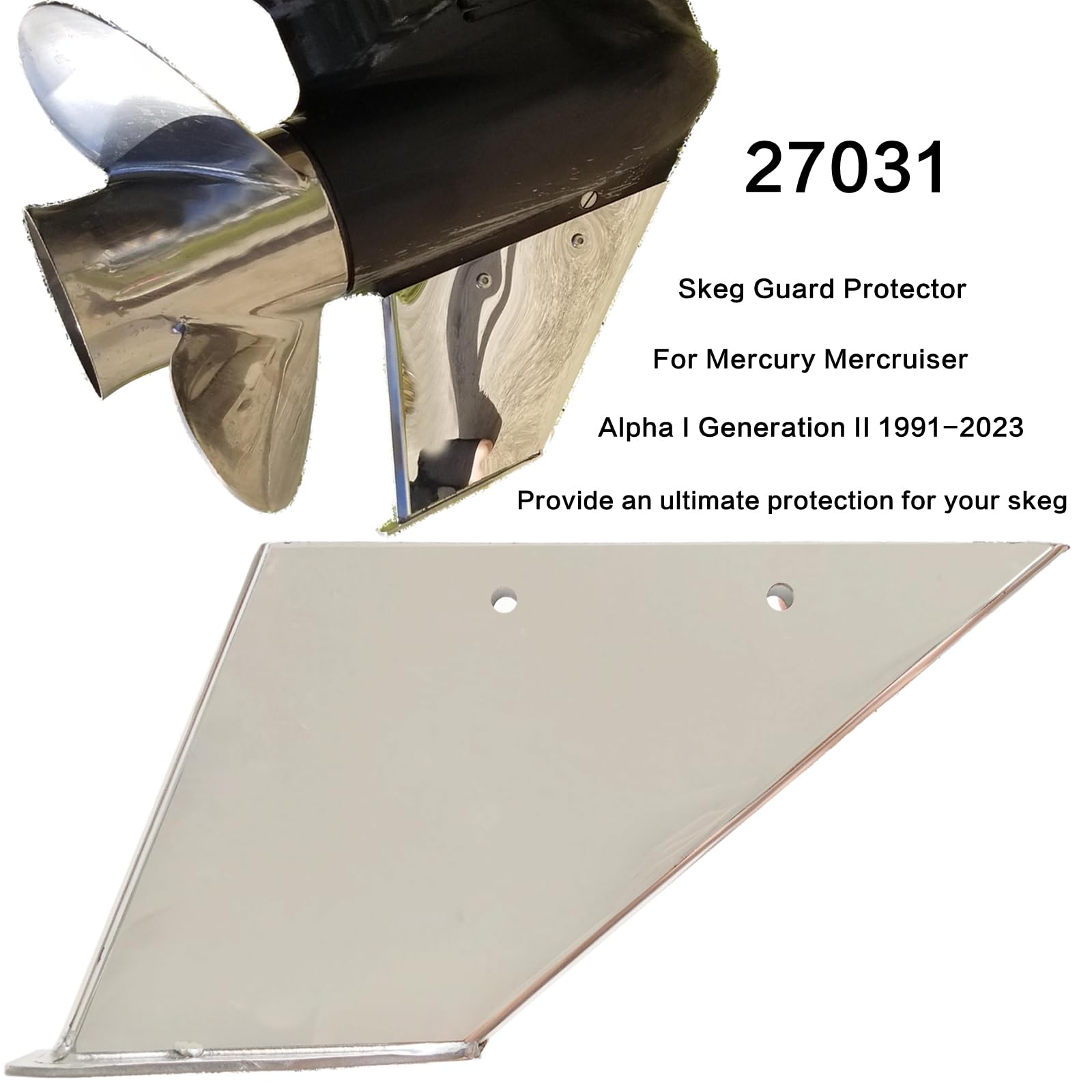 WOLIDAODAO installed on outdrive side profile demonstrating secure protection