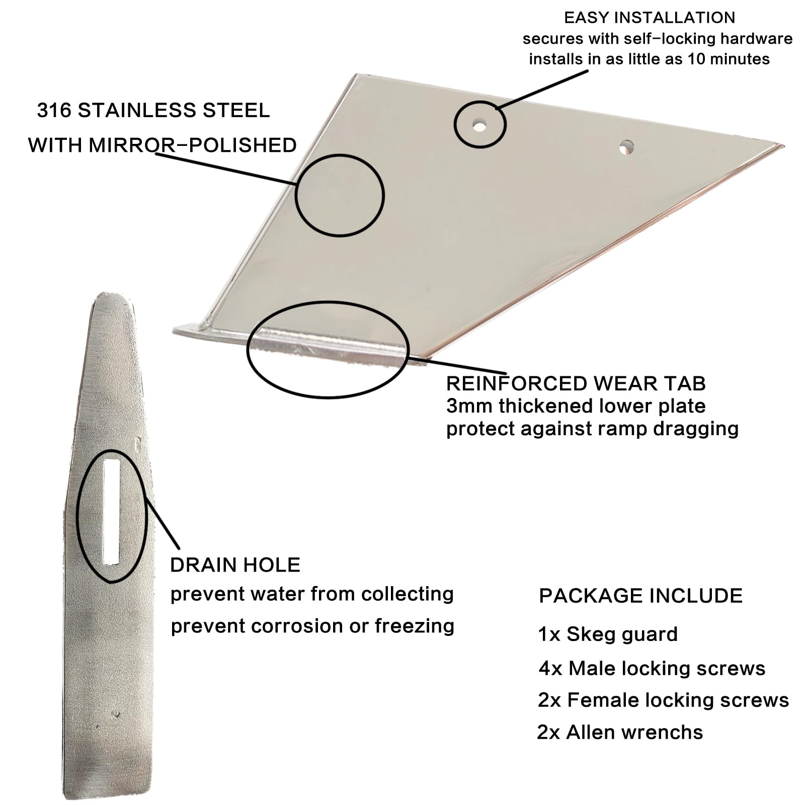 WOLIDAODAO size scale with ruler illustrating compact reinforced tab