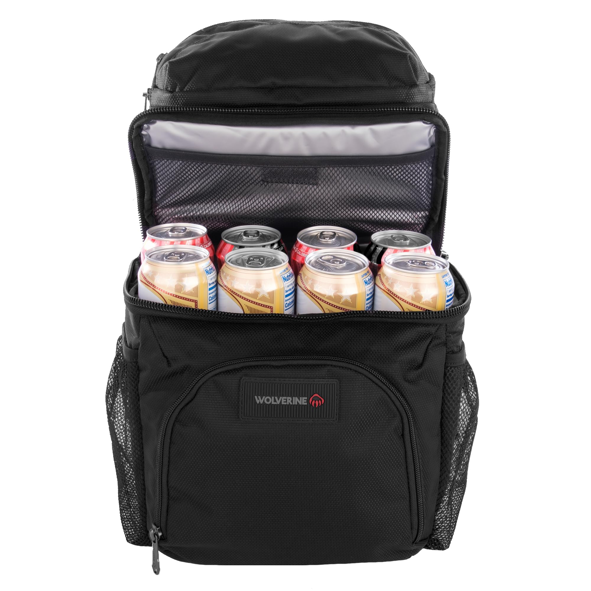 Wolverine padded mesh back panel and shoulder straps showing comfort and ventilation benefit
