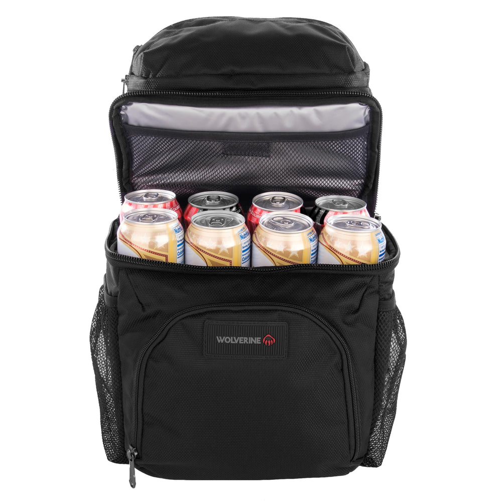 Wolverine padded mesh back panel and shoulder straps showing comfort and ventilation benefit