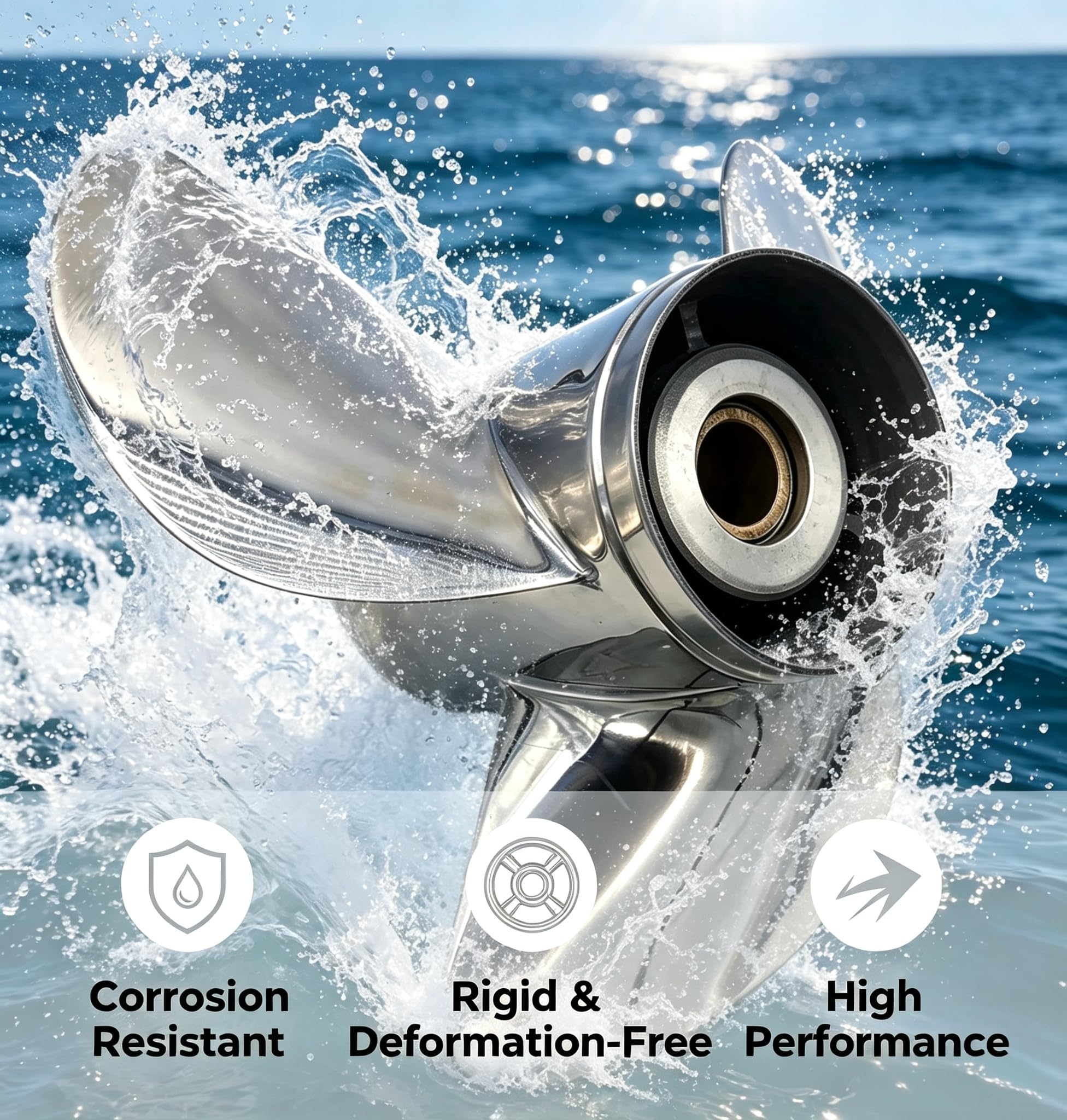 WONENGDA side profile showing 3-blade shape for improved acceleration