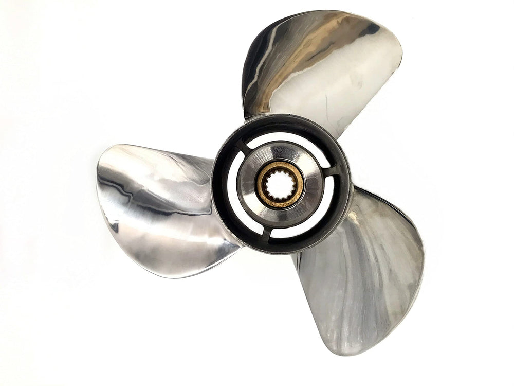 WONENGDA propeller next to ruler for scale to confirm diameter and pitch
