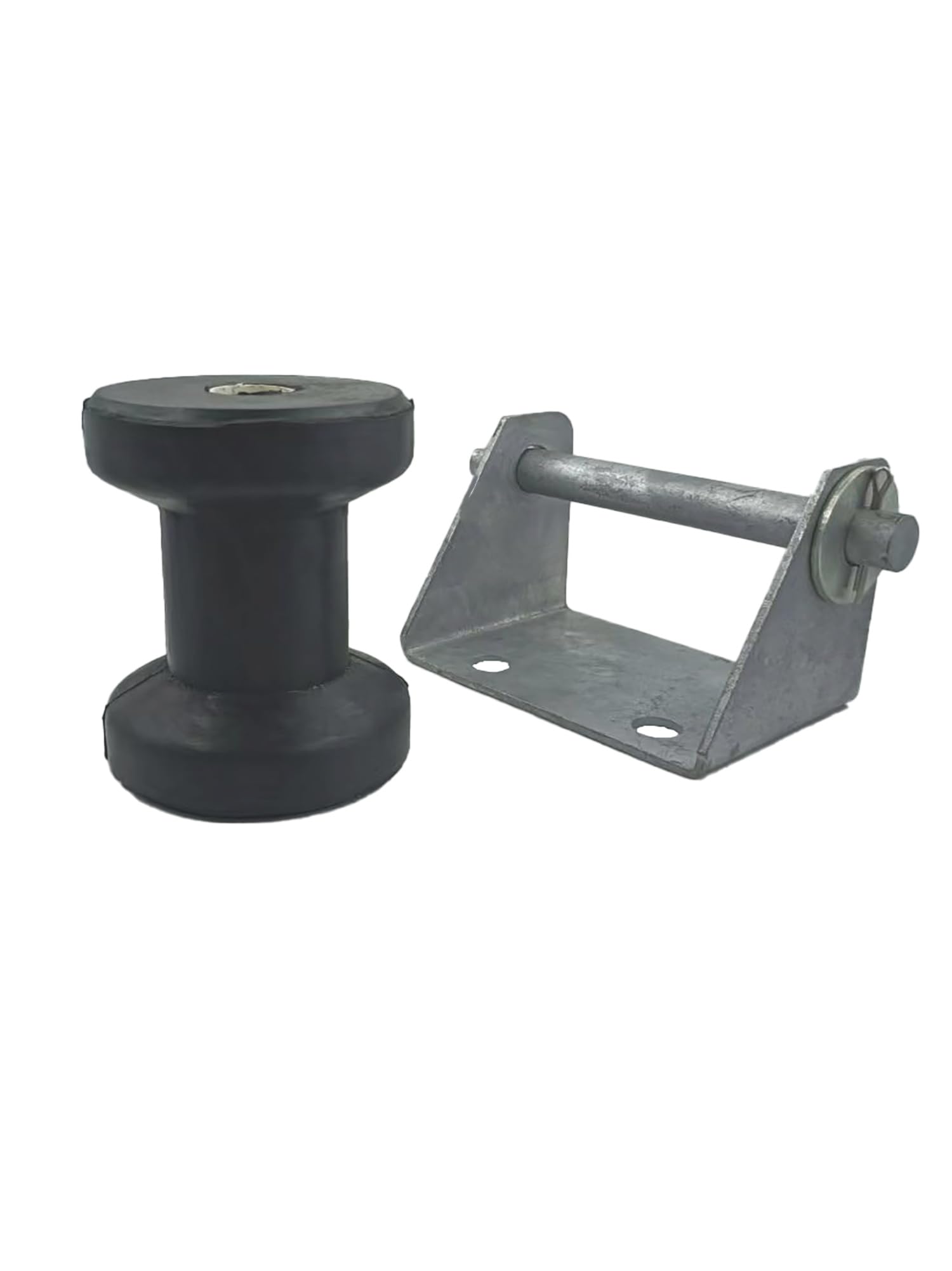 Wonwopn installed on trailer tongue demonstrating stable boat guidance