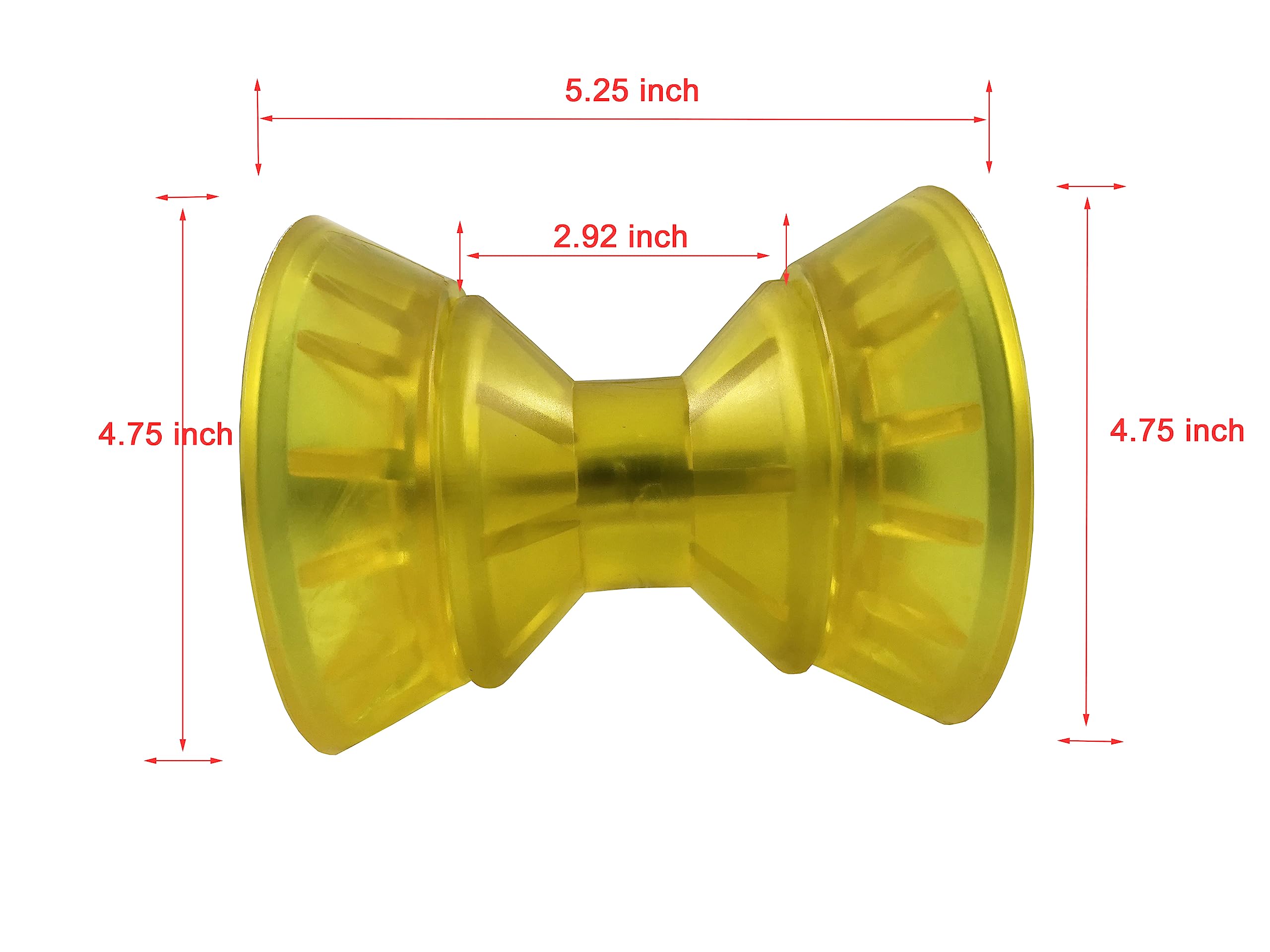 Wonwopn mounted on trailer bracket demonstrating fit with 1/2-inch bolt for easy replacement