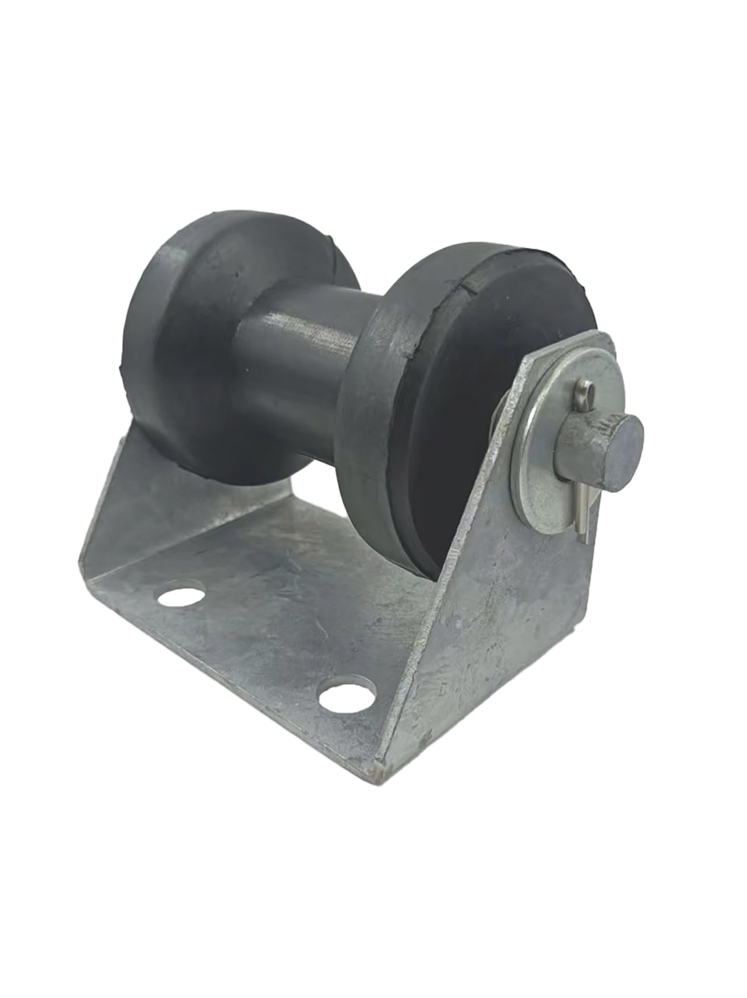 Wonwopn rubber spool profile showing 4-inch roller cushioning keel support