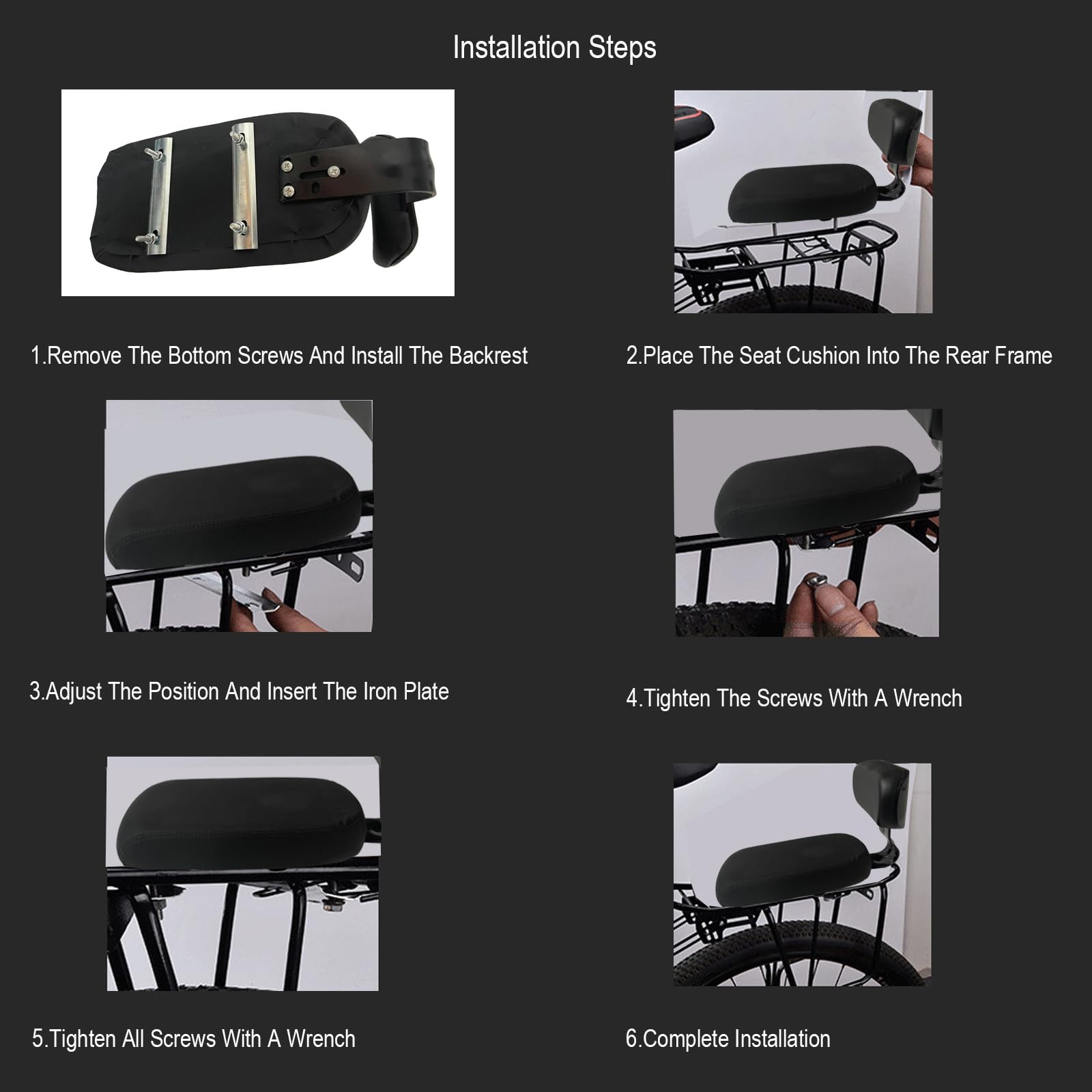 woouagia installed on bike lifestyle image demonstrating passenger comfort and compact fit
