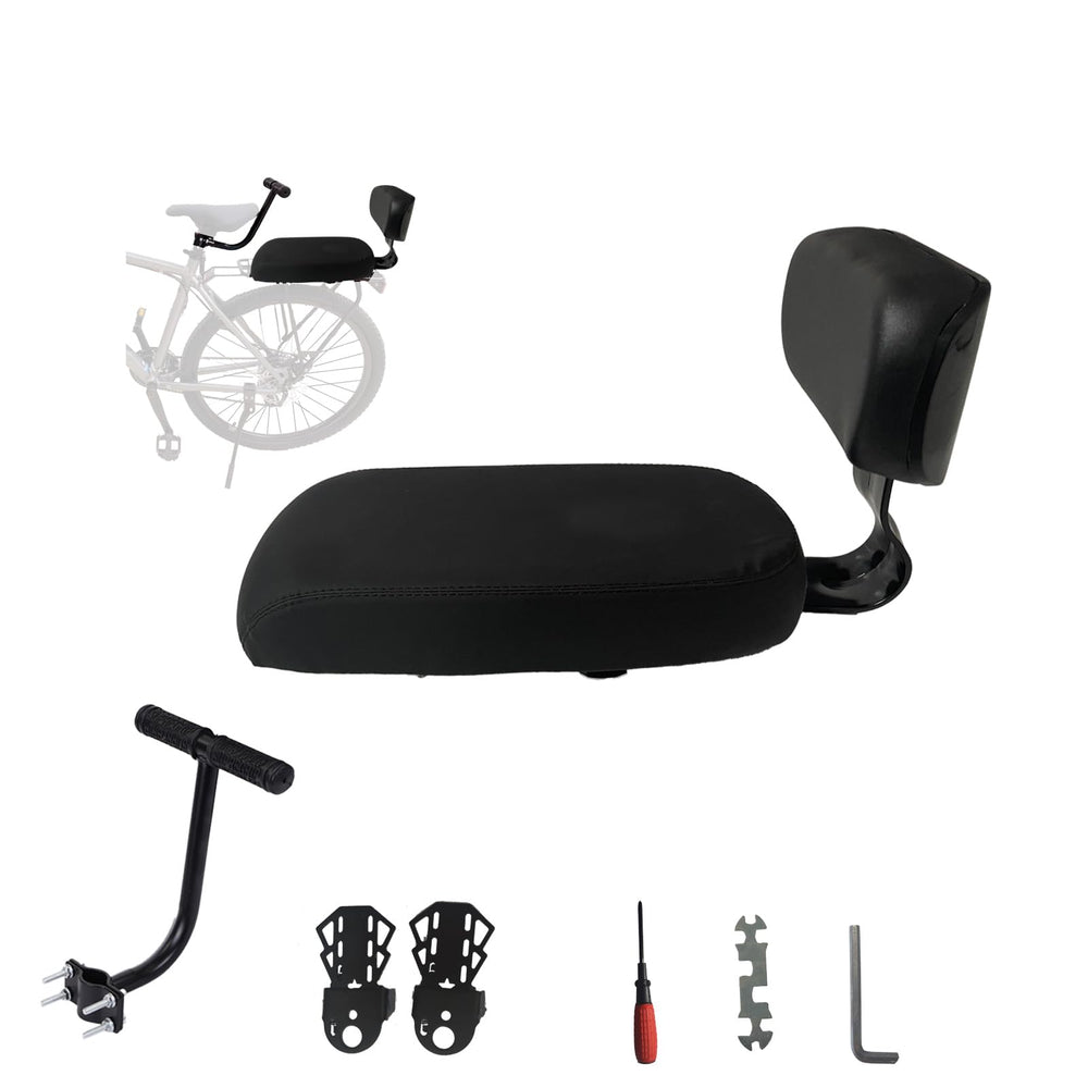 woouagia rear seat front view showing cushion and mounting points for comfortable rides