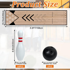 Wopgrty full vinyl lane unrolled 5.5-foot for accurate playing surface benefit