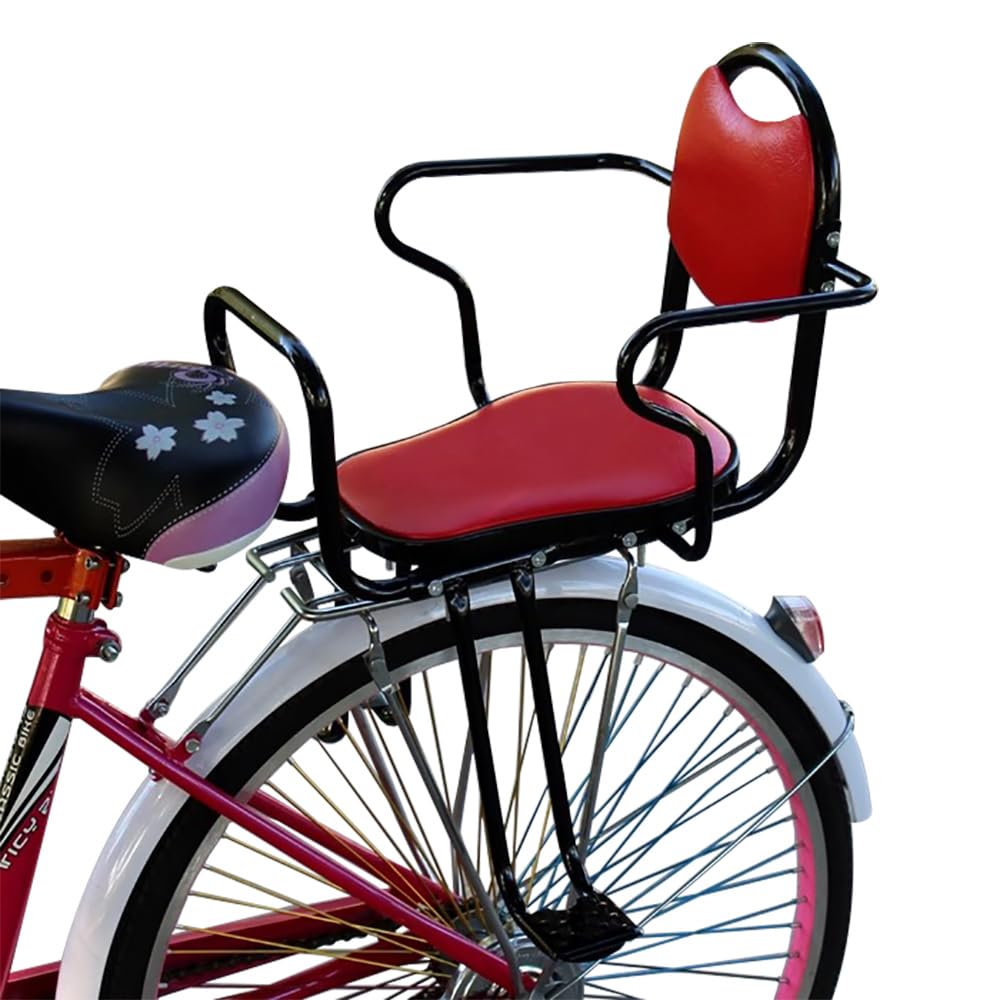 WORAMUK rear child seat front view showing secure mounting and visibility