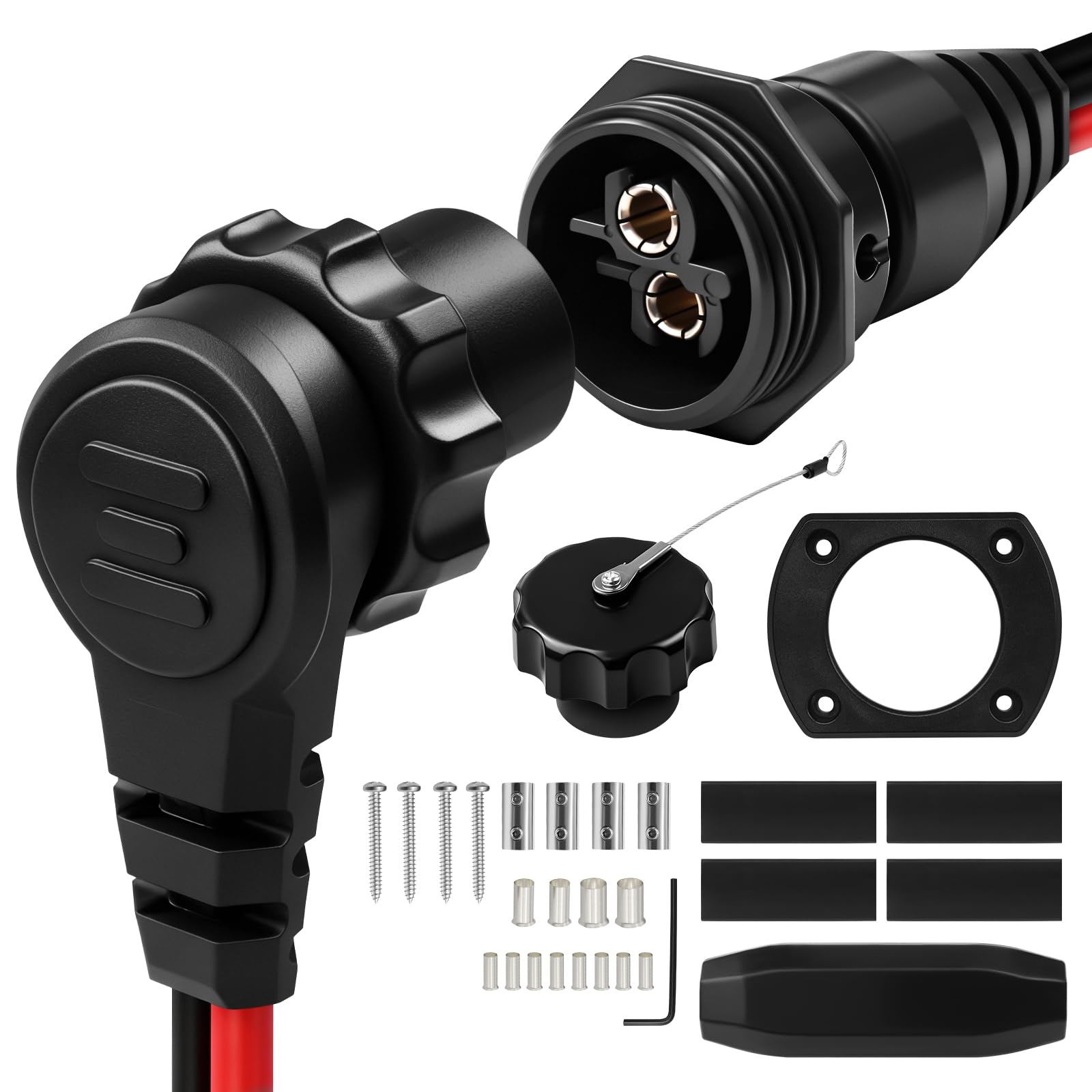 Wosijm front faceplate and plug showing neat deck fit and professional look
