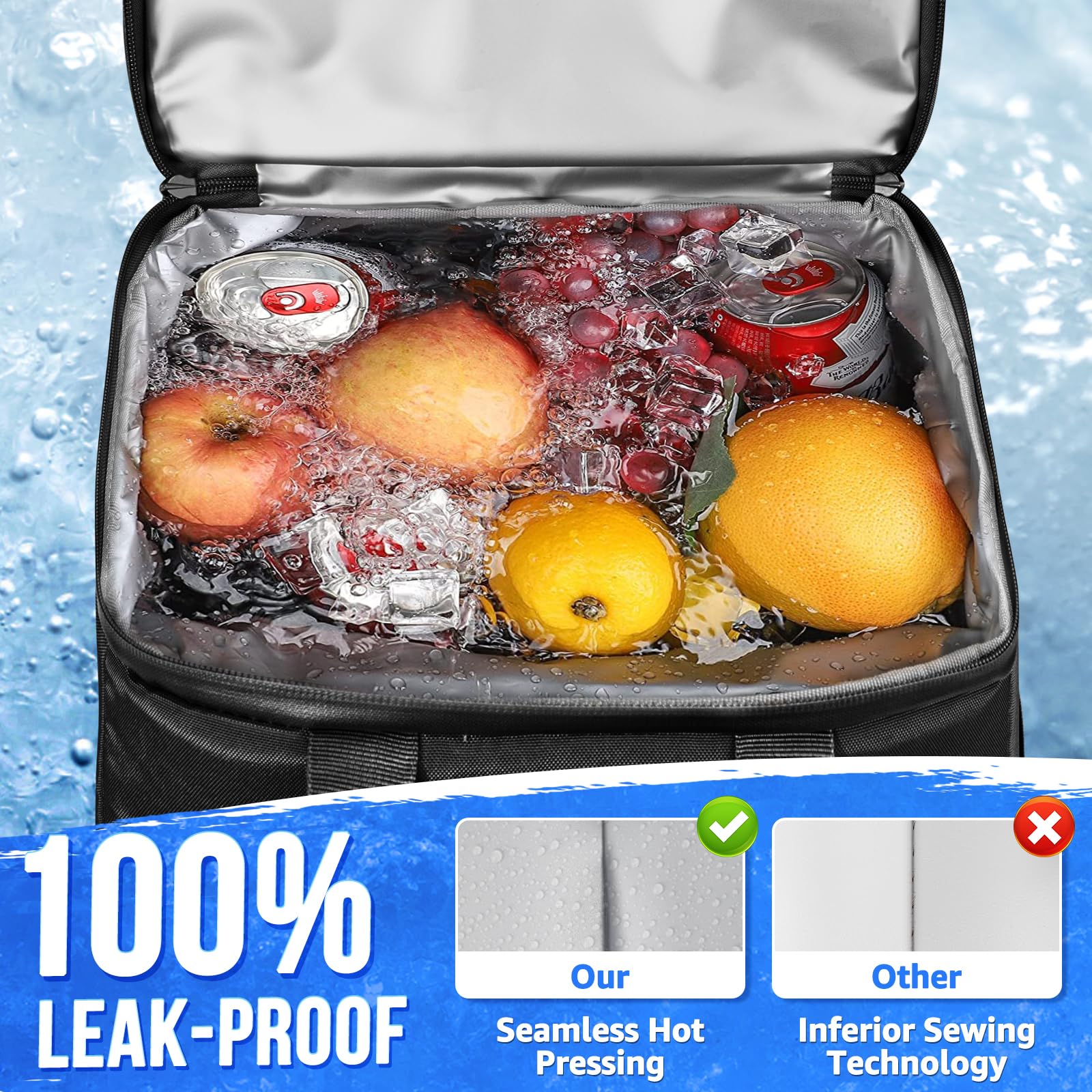 WOTOW interior food-grade TPU liner detail, easy-clean and leak-resistant benefit