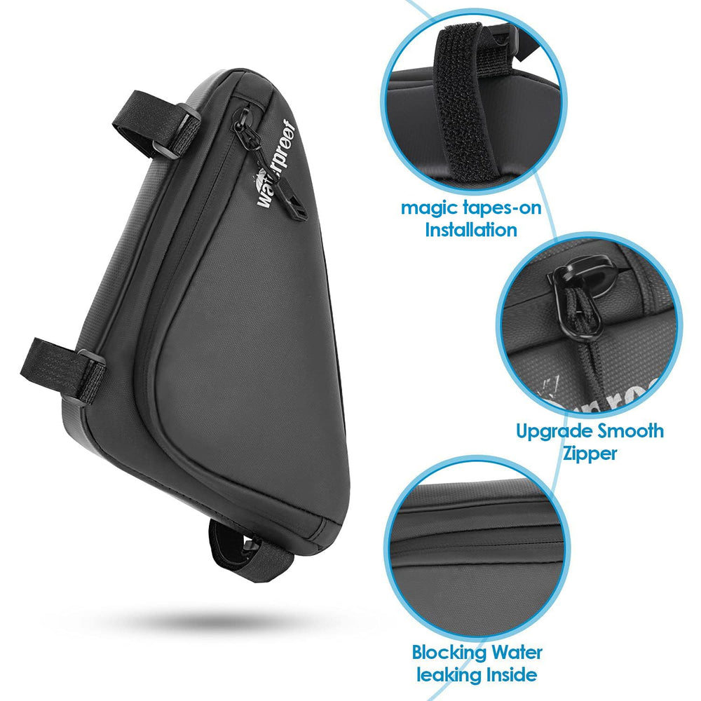 WOTOW lifestyle ride setup with bag, pump and tools ready for commuting or trail riding